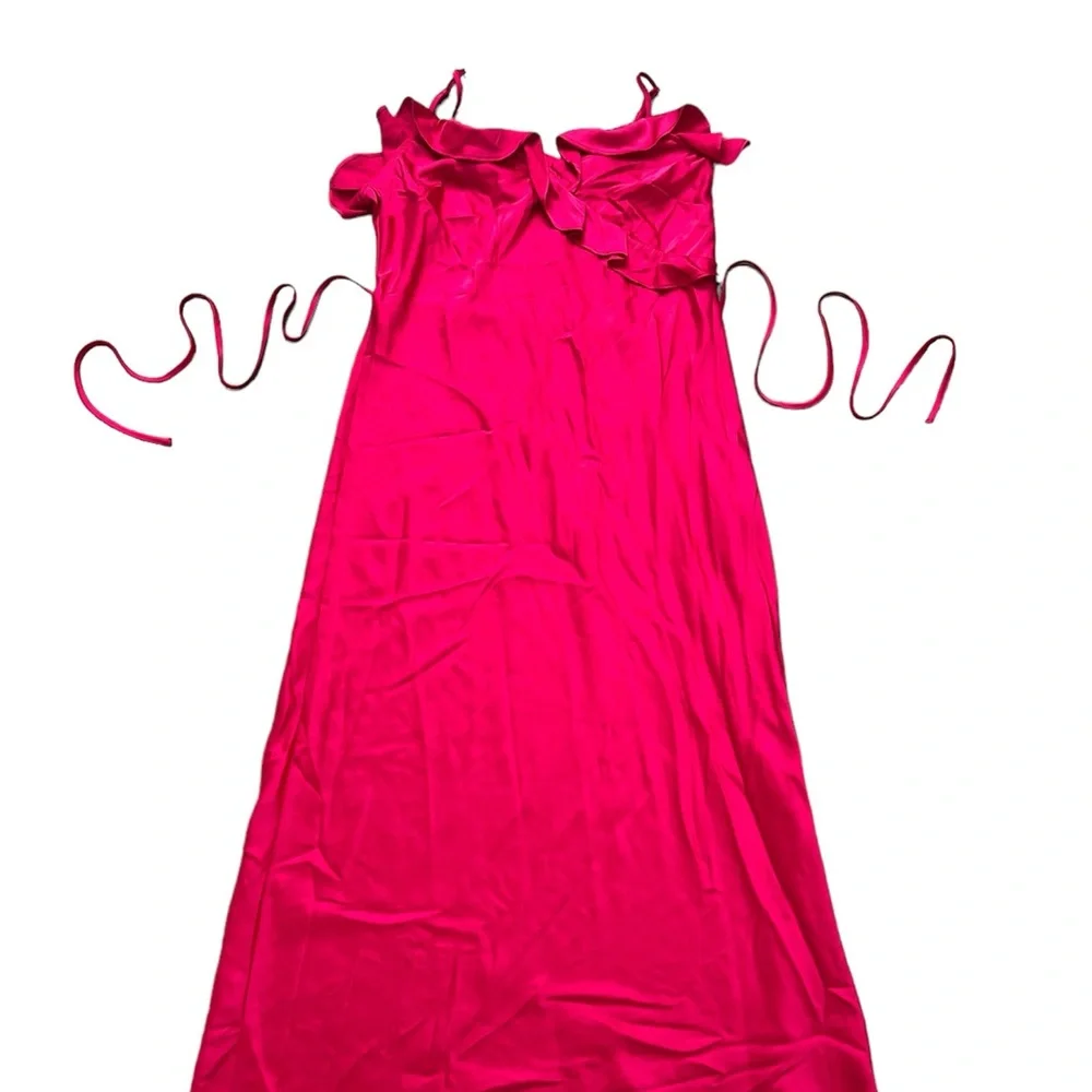 ❌SOLD❌ A New Day Midi Slip Ruffle Dress - Picture 2 of 7